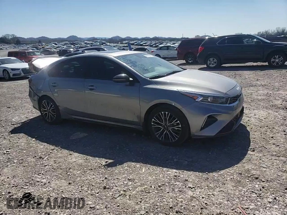 2023 Kia Forte GT-Line with VIN 3KPF54AD4PE628259, listed as a Copart auction lot 49410415 with 24,069 mi miles and Salvage Title. Bid and sale history available at carsss.com. Image 10.