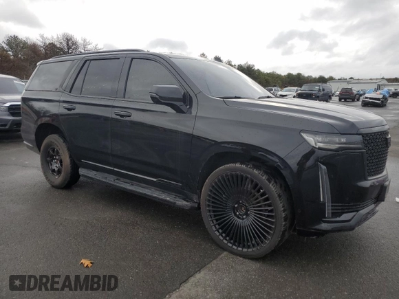 2021 Cadillac Escalade Premium Luxury z VIN 1GYS4BKL9MR437832, wystawiony jako Copart lot #72862564 z przebiegiem 54 082 mil mil oraz Czysty tytuł • Clean title. Historia ofert i sprzedaży dostępna na DreamBid. Obrazek 4.