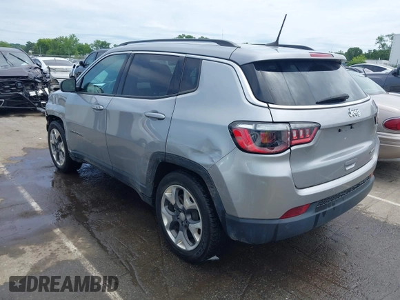 2021 Jeep Compass Limited with VIN 3C4NJCCB0MT573569, listed as a IAAI auction lot 42301154 with 106,812 mi miles and . Bid and sale history available at DreamBid. Image 3.