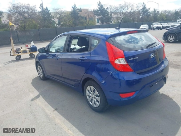 2017 Hyundai Accent SE with VIN KMHCT5AE2HU315832, listed as a IAAI auction lot 41902148 with 88,134 mi miles. Bid and sale history available at carsss.com. Image 3.