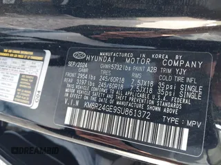 2025 Hyundai Palisade SEL z VIN KM8R24GE9SU861372, wystawiony jako IAAI lot #42079649 z przebiegiem 13 813 mil mil oraz . Historia ofert i sprzedaży dostępna na DreamBid. Obrazek 9.