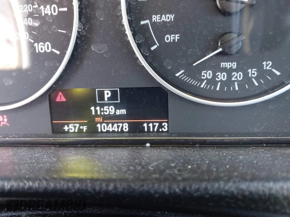 2014 BMW 3 Series 328i with VIN WBA3C1C56EAV79706, listed as a IAAI auction lot 41807033 with 104,478 mi miles. Bid and sale history available at carsss.com. Image 16.