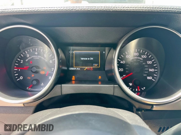 2019 Ford Mustang GT with VIN 1FA6P8CFXK5156823, listed as a Copart auction lot 64092215 with 29,224 mi miles and Salvage title. Bid and sale history available at DreamBid. Image 9.