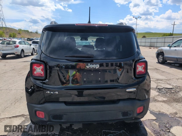 2017 Jeep Renegade Latitude z VIN ZACCJBBB4HPF38906, wystawiony jako Copart lot #56379205 z przebiegiem 65 908 mil mil oraz Szkoda całkowita • Salvage title. Historia ofert i sprzedaży dostępna na DreamBid. Obrazek 6.