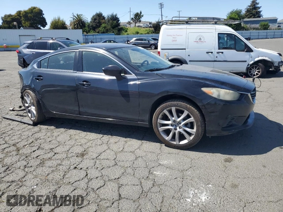 2014 Mazda 6 i Touring with VIN JM1GJ1V6XE1117231, listed as a Copart auction lot 52404935 with 214,103 mi miles and Salvage Title. Bid and sale history available at DreamBid. Image 4.