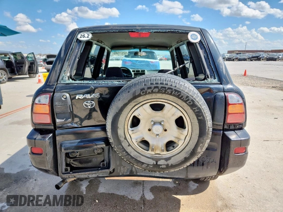 2000 Toyota RAV4 with VIN JT3GP10V8Y7073667, listed as a Copart auction lot 62571545 with 371,362 mi miles and Salvage title. Bid and sale history available at DreamBid. Image 6.