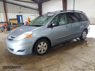 2010 Toyota Sienna CE with VIN 5TDKK4CC1AS332429, listed as a Copart auction lot 53102525 with 272,404 mi miles and Salvage Title. Bid and sale history available at carsss.com. Image 1.