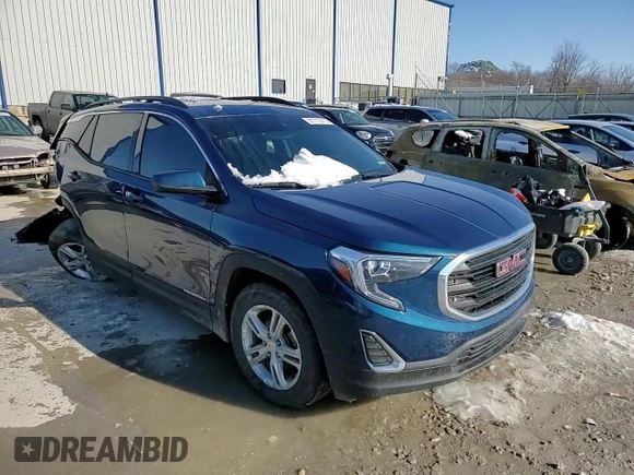 2020 GMC Terrain SLE with VIN 3GKALTEV4LL344105, listed as a Copart auction lot 87712415 with 73,079 mi miles and Salvage Title. Bid and sale history available at DreamBid. Image 11.