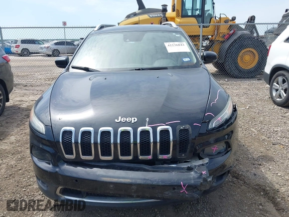 2014 Jeep Cherokee Limited with VIN 1C4PJLDB4EW256137, listed as a IAAI auction lot 42236043 with 145,517 mi miles and . Bid and sale history available at DreamBid. Image 13.