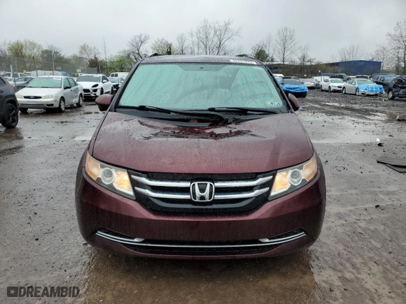 2015 Honda Odyssey EX with VIN 5FNRL5H40FB068845, listed as a Copart auction lot 52251975 with 100,565 mi miles and Salvage Title. Bid and sale history available at carsss.com. Image 5.