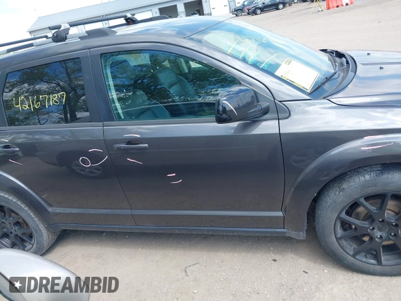 2017 Dodge Journey GT with VIN 3C4PDDEG5HT696451, listed as a IAAI auction lot 42167187 with 82,728 mi miles and . Bid and sale history available at DreamBid. Image 13.