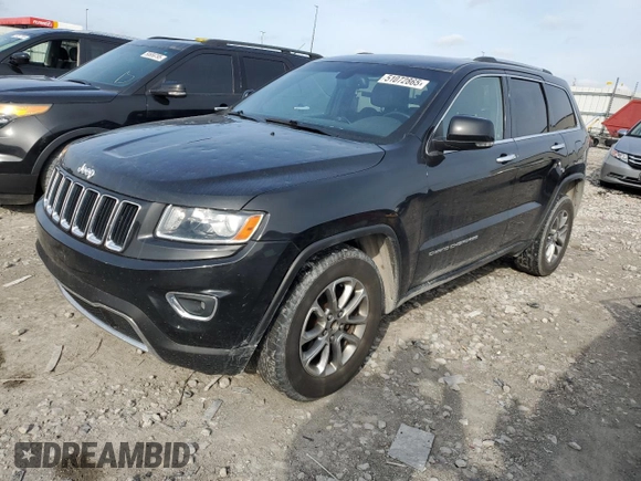 2014 Jeep Grand Cherokee Limited z VIN 1C4RJFBG5EC446829, wystawiony jako Copart lot #51072865 z przebiegiem 114 590 mil mil oraz Szkoda całkowita • Salvage title. Historia ofert i sprzedaży dostępna na DreamBid. Obrazek 1.