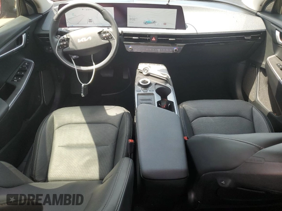 2022 Kia EV6 Wind with VIN KNDC34LA7N5046628, listed as a Copart auction lot 63230374 with 48,023 mi miles and Salvage Title. Bid and sale history available at carsss.com. Image 8.