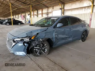 2024 Nissan Sentra SV with VIN 3N1AB8CV5RY240560, listed as a Copart auction lot 61616675 with 7,507 mi miles and Salvage title. Bid and sale history available at DreamBid. Image 1.