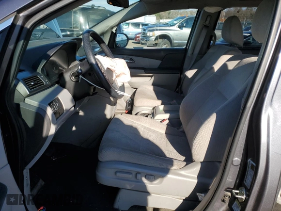 2017 Honda Odyssey SE with VIN 5FNRL5H37HB018616, listed as a Copart auction lot 87174674 with 124,367 mi miles and Salvage Title. Bid and sale history available at carsss.com. Image 7.