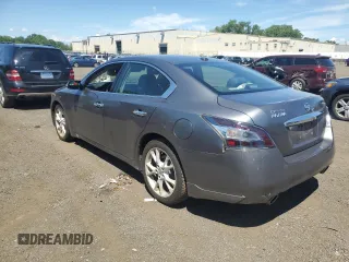 2014 Nissan Maxima SV with VIN 1N4AA5AP1EC463805, listed as a Copart auction lot 64357645 with 129,972 mi miles and Salvage title. Bid and sale history available at DreamBid. Image 2.