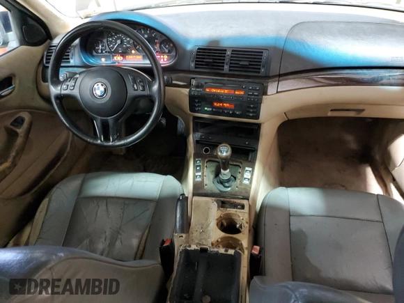 2002 BMW 3 Series 325i with VIN WBAET37442NH00844, listed as a Copart auction lot 85558094 with 247,634 mi miles and Salvage Title. Bid and sale history available at carsss.com. Image 8.