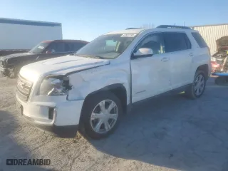 2017 GMC Terrain SLE with VIN 2GKFLNE36H6205945, listed as a Copart auction lot 42833745 with 121,014 mi miles and Salvage Title. Bid and sale history available at carsss.com. Image 1.