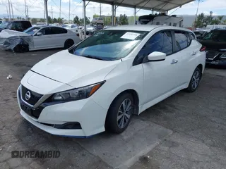 2022 Nissan LEAF S Plus with VIN 1N4BZ1BV9NC551228, listed as a IAAI auction lot 41936398 with 50,168 mi miles and . Bid and sale history available at DreamBid. Image 17.