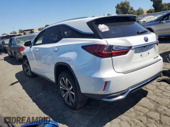 2022 Lexus RX with VIN JTJHGKFA5N2022904, listed as a Copart auction lot 67778374 with 25,512 mi miles and Salvage Title. Bid and sale history available at carsss.com. Image 2.