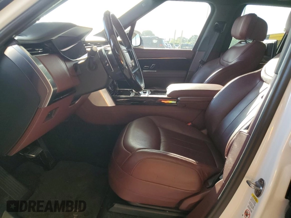 2023 Land Rover Range Rover Autobiography z VIN SALK19E7XPA021158, wystawiony jako Copart lot #60591304 z przebiegiem 4 976 mil mil oraz Nie do naprawy • Non repairable. Historia ofert i sprzedaży dostępna na DreamBid. Obrazek 7.