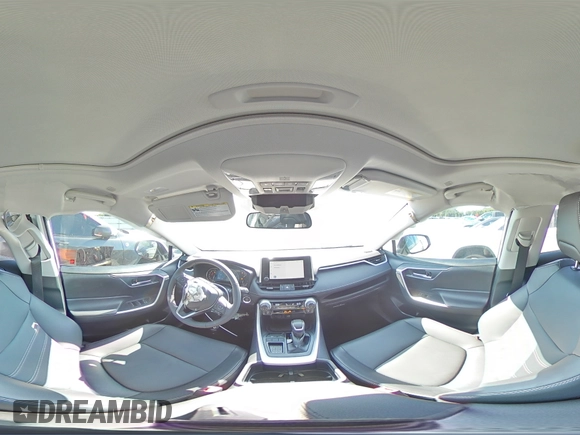 2025 Toyota RAV4 XLE Premium with VIN 2T3C1RFV1SW389635, listed as a Copart auction lot 61661535 with 3,630 mi miles and Salvage title. Bid and sale history available at DreamBid. Image 15.