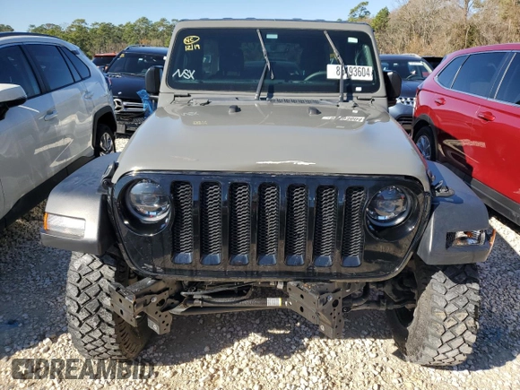 2023 Jeep Wrangler Sport S with VIN 1C4HJXDN9PW522356, listed as a Copart auction lot 85493604 with 15,809 mi miles and Clean Title. Bid and sale history available at DreamBid. Image 5.