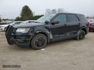 2018 Ford Police Interceptor Utility with VIN 1FM5K8AR9JGB12456, listed as a Copart auction lot 50787765 with 139,428 mi miles and Salvage Title. Bid and sale history available at carsss.com. Image 1.