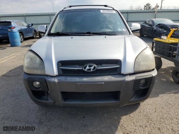 2008 Hyundai Tucson SE with VIN KM8JN72D38U902236, listed as a Copart auction lot 48786685 with 139,236 mi miles and Salvage Title. Bid and sale history available at carsss.com. Image 5.