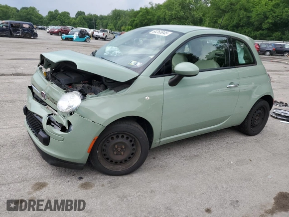 2015 FIAT 500 Pop with VIN 3C3CFFAR2FT501922, listed as a Copart auction lot 60263845 with 83,194 mi miles and Salvage title. Bid and sale history available at DreamBid. Image 1.