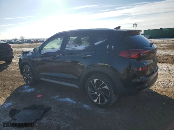 2021 Hyundai Tucson Sport with VIN KM8J3CAL2MU353985, listed as a Copart auction lot 41736755 with 53,092 mi miles and Salvage Title. Bid and sale history available at carsss.com. Image 2.