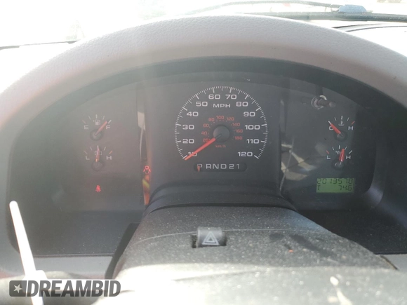 2005 Ford F-150 STX with VIN 1FTRX12W75NB68657, listed as a Copart auction lot 47725095 with 201,357 mi miles and Salvage title. Bid and sale history available at DreamBid. Image 9.