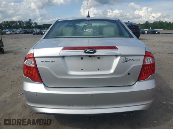 2011 Ford Fusion Hybrid with VIN 3FADP0L37BR301652, listed as a Copart auction lot 55696495 with 152,677 mi miles and Salvage title. Bid and sale history available at DreamBid. Image 6.