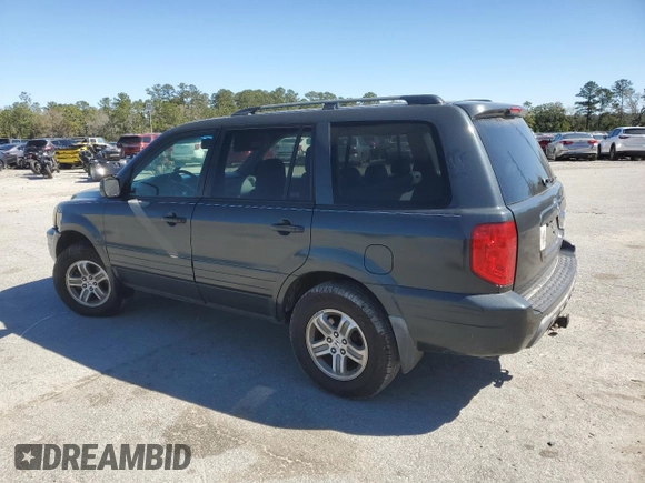 2005 Honda Pilot EX-L with VIN 5FNYF18505B022791, listed as a Copart auction lot 49183525 with 110,113 mi miles and Salvage Title. Bid and sale history available at carsss.com. Image 2.