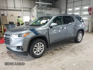 2021 Chevrolet Traverse LT Cloth with VIN 1GNERGKW3MJ198506, listed as a IAAI auction lot 42117506 with 56,659 mi miles and . Bid and sale history available at DreamBid. Image 20.