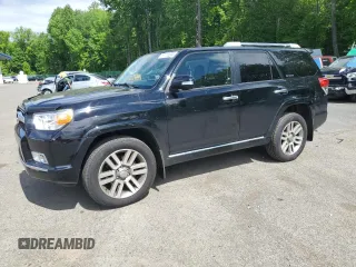 2012 Toyota 4Runner SR5 with VIN JTEBU5JR1C5087515, listed as a Copart auction lot 57713035 with 123,354 mi miles and Salvage title. Bid and sale history available at DreamBid. Image 1.