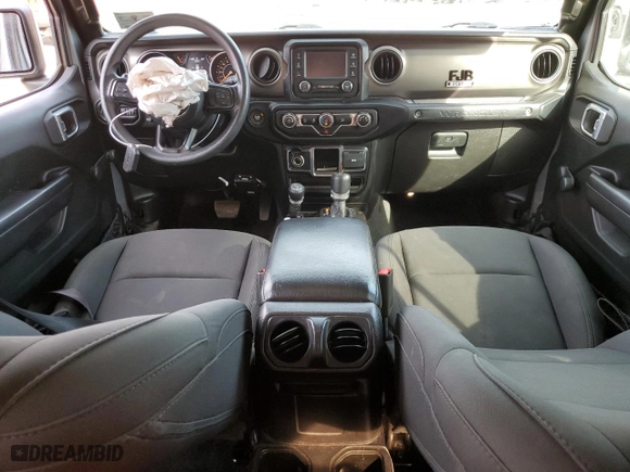 2019 Jeep Wrangler Unlimited Sport S with VIN 1C4HJXDG9KW560079, listed as a Copart auction lot 76454224 with 87,101 mi miles and Salvage Title. Bid and sale history available at carsss.com. Image 8.