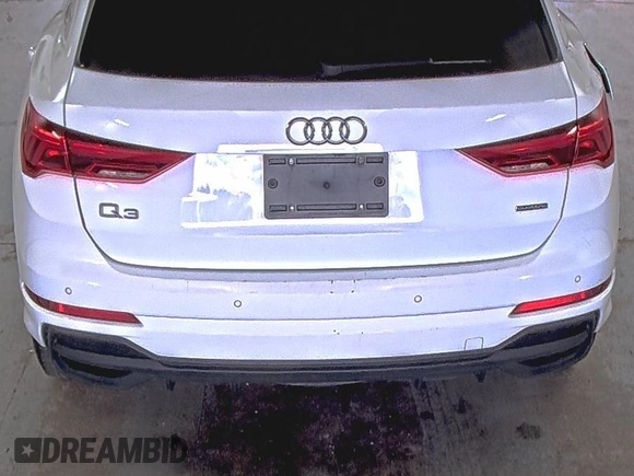2023 Audi Q3 S line Premium with VIN WA1DECF37P1107583, listed as a IAAI auction lot 42708277 with 51,891 mi miles and . Bid and sale history available at DreamBid. Image 33.