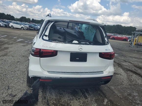 2023 Mercedes-Benz GLB with VIN W1N4M4HB3PW287062, listed as a Copart auction lot 71831894 with 0 mi miles and Non Repairable. Bid and sale history available at carsss.com. Image 6.