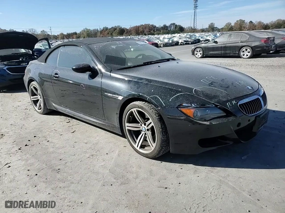 2007 BMW 6 Series M6 with VIN WBSEK93547CY78866, listed as a Copart auction lot 78612424 with 79,740 mi miles and Salvage Title. Bid and sale history available at carsss.com. Image 13.