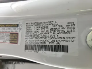 2021 Acura RDX w/A-Spec Package z VIN 5J8TC1H64ML019319, wystawiony jako Copart lot #86519914 z przebiegiem 43 545 mil mil oraz Szkoda całkowita • Salvage title. Historia ofert i sprzedaży dostępna na DreamBid. Obrazek 14.