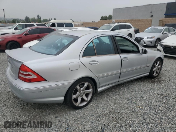 2007 Mercedes-Benz C 230 Sport with VIN WDBRF52H57A950508, listed as a Copart auction lot 54925925 with 84,905 mi miles and Clean Title. Bid and sale history available at DreamBid. Image 3.