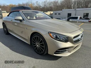 2019 Mercedes-Benz S-Class S 560 with VIN WDDXK8DB1KA038603, listed as a Copart auction lot 48438424 with 34,121 mi miles. Bid and sale history available at carsss.com. Image 4.