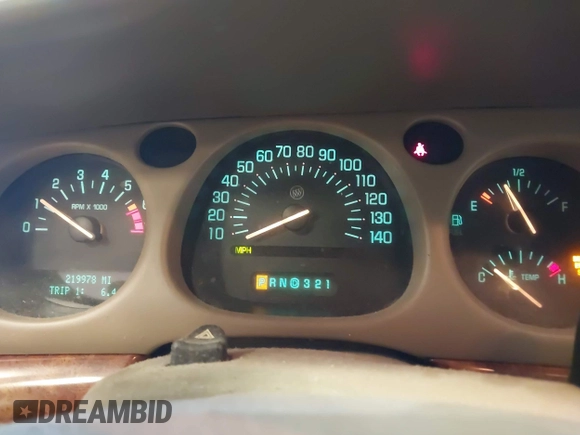 2000 Buick LeSabre Limited with VIN 1G4HR54K9YU152165, listed as a IAAI auction lot 42666462 with 219,978 mi miles and . Bid and sale history available at DreamBid. Image 7.
