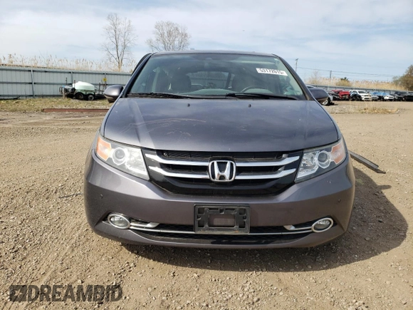 2014 Honda Odyssey Touring with VIN 5FNRL5H93EB118891, listed as a Copart auction lot 53172015 with 87,261 mi miles and Salvage Title. Bid and sale history available at carsss.com. Image 5.