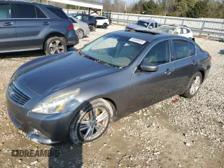 2012 Infiniti G25 Sedan Journey with VIN JN1DV6AP2CM810327, listed as a Copart auction lot 83308924 with 0 mi miles and Salvage Title. Bid and sale history available at carsss.com. Image 1.