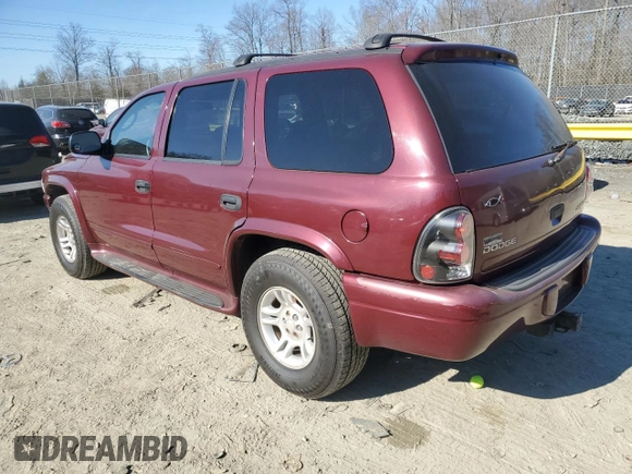 2002 Dodge Durango SLT z VIN 1B4HS48N52F192954, wystawiony jako Copart lot #46457905 z przebiegiem 275 515 mil mil oraz Szkoda całkowita • Salvage title. Historia ofert i sprzedaży dostępna na DreamBid. Obrazek 2.