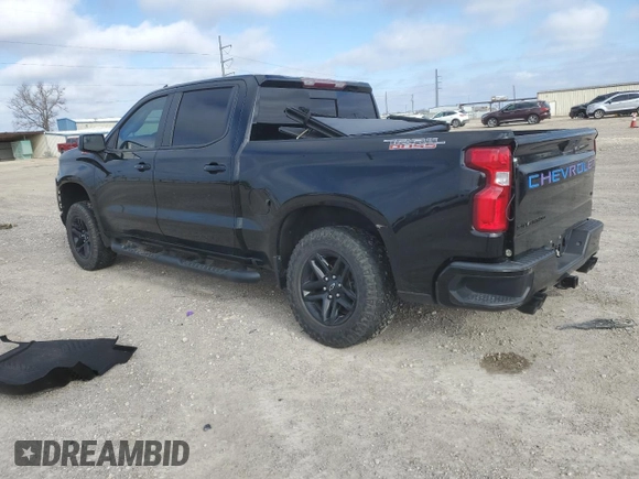 2021 Chevrolet Silverado 1500 LT Trail Boss with VIN 3GCPYFELXMG152978, listed as a Copart auction lot 43568205 with 51,475 mi miles and Salvage Title. Bid and sale history available at DreamBid. Image 2.