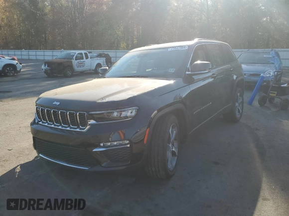 2023 Jeep Grand Cherokee Limited with VIN 1C4RJHBG6PC565794, listed as a Copart auction lot 77047504 with Not provided miles and Salvage title. Bid and sale history available at DreamBid. Image 1.