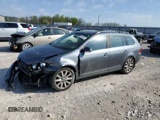 2014 Volkswagen Jetta SportWagen S with VIN 3VWPP7AJ6EM605300, listed as a Copart auction lot 50699974 with 154,153 mi miles and Salvage Title. Bid and sale history available at carsss.com. Image 1.